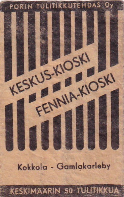 Kokkola - Gamlakarleby, Keskus- Kioski ,Fennia kioski  , e59