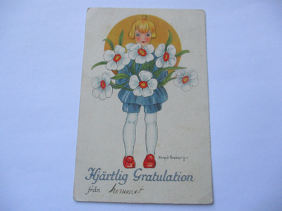 Broberg Hjärtlig Gratulation - 1929