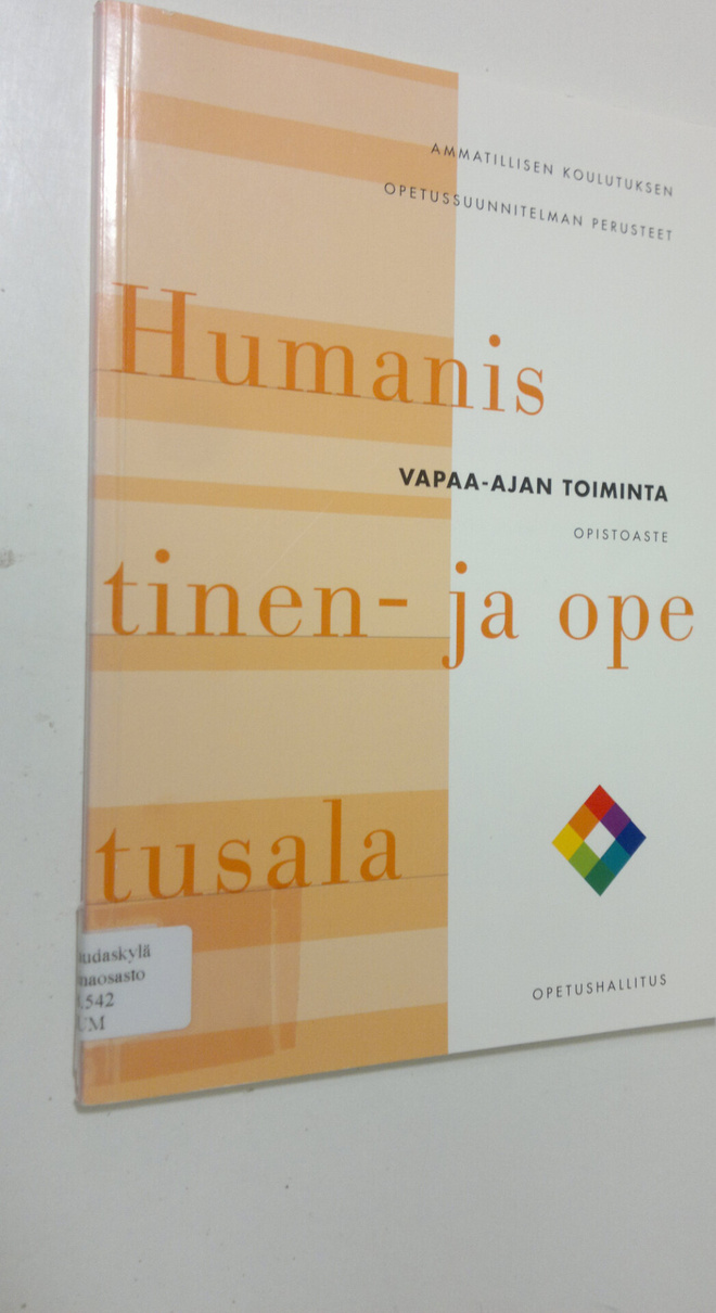 Humanistinen ja opetusala Vapaa-ajan toiminnan opetussuun...