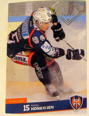 Manu Honkanen RC 190 Tappara /999 Cardset 2016-17