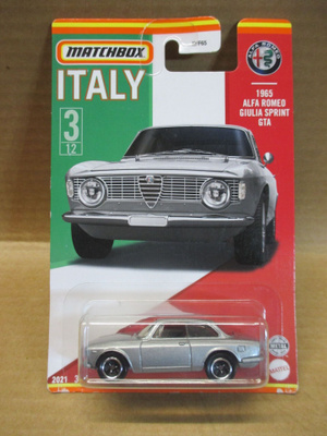 Alfa Romeo Giulia Sprint GTA, Matchbox