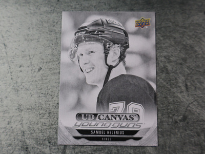 Samuel Helenius 2024-25 UD Young Guns Canvas Black
