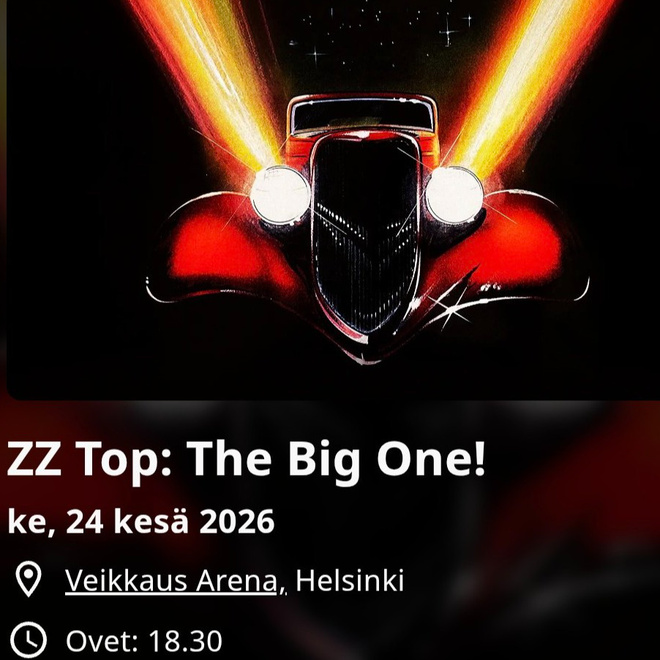 ZZ Top: The Big One! Katsomolippu