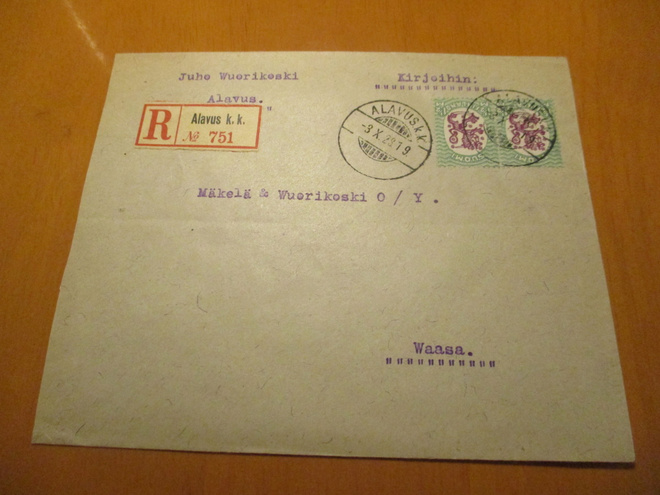 1928 Alavus k.k. R liikekuori