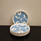 Unikko lautanen taivaansininen 4kpl (Marimekko) - pikkukuva 1