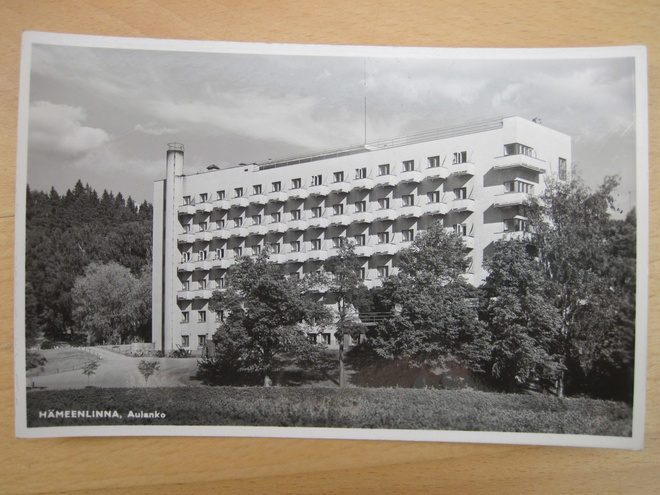 VANHA Postikortti Hämeenlinna 1950-l Alkup. Mallikappale