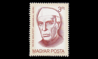 Unkari 4055 ** Intian pääministeri Jawaharlal Nehru (1989)