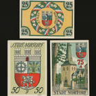 Saksa Notgeld 25, 50, 75 Pfennig, Nortorf 10.5.1920 - pikkukuva 1