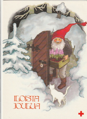 INGE LÖÖK - TONTTU HYASINTTIKORI KÄSISSÄ - 2