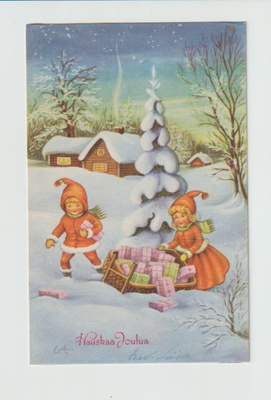 Postikortti, JOULUKORTTI, Vanha