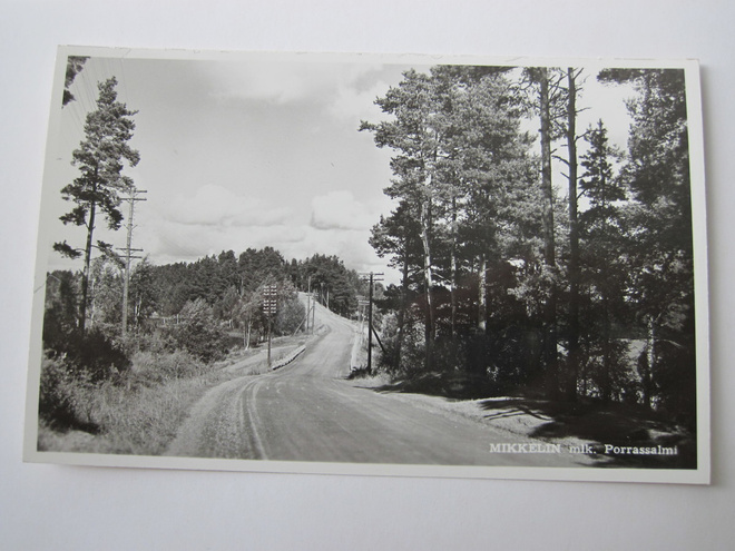 VANHA Postikortti  Mikkeli 1950-l  Alkup.Mallikappale