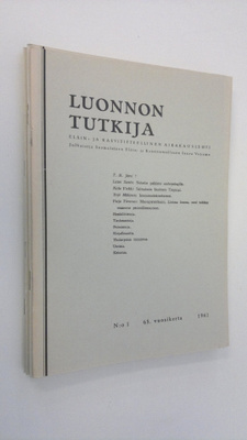 Luonnon tutkija vuosikerta 1961