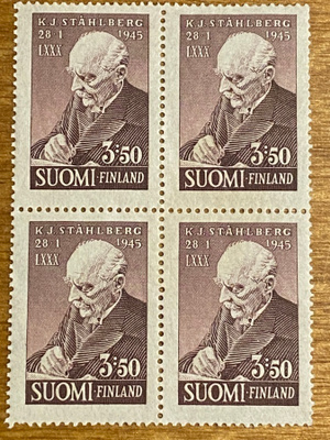 PRESIDENTTI K.J STÅHLBERG 80 VUOTTA NELIÖ**
