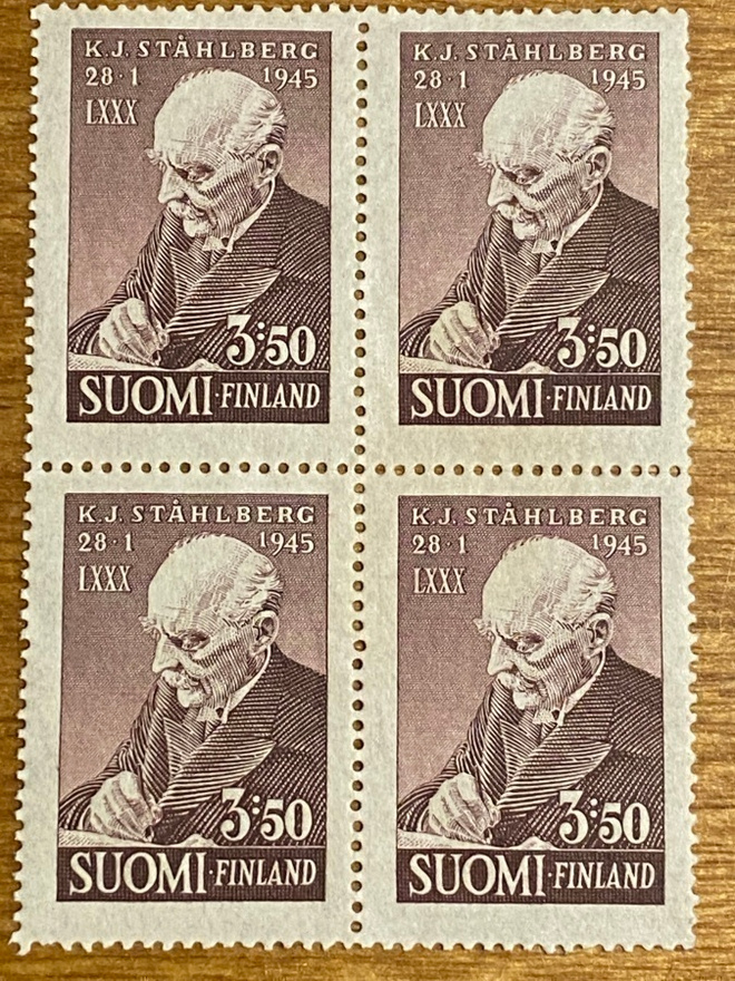 PRESIDENTTI K.J STÅHLBERG 80 VUOTTA NELIÖ**