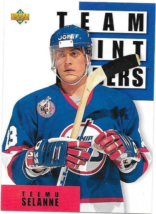 1993-94 Upper Deck TeamLeader #309 Teemu Selänne Winnipeg