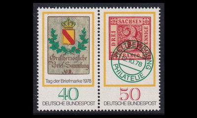 Saksa 980-1p1 ** Postimerkin päivä pari (1978)