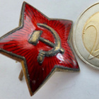 VANHA CCCP Tähti Kokardi Messinkiä Isompi - pikkukuva 1