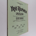 Yrjö Kilpinen : Lauluja V.A. Koskenniemen runoihin - pikkukuva 1