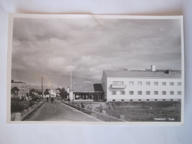 VANHA Postikortti Tornio 1950-luku Alkup.Mallikappale