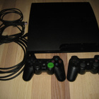 Sony Playstation 3 Slim + 2 Ohjainta - pikkukuva 1