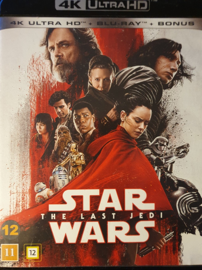 Star wars The last Jedi 4K ultra HD Blu-ray