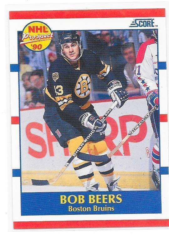 1990-91 Score #385 Bob Beers Boston Bruins RC