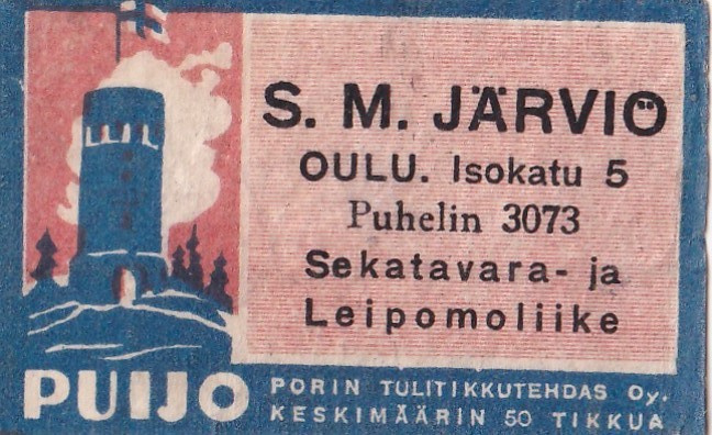 Oulu, S. M. Järviö, Puijo  b509