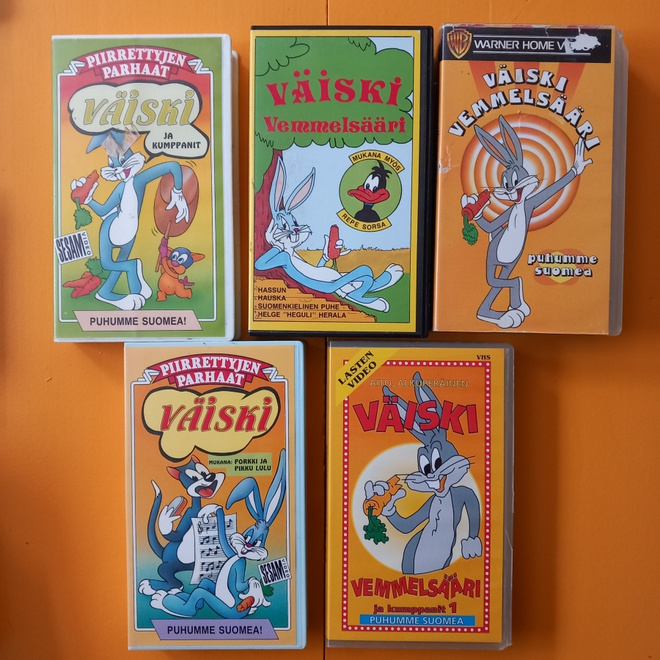 Väiski Vemmelsääri valikoima [VHS] 3€/kpl