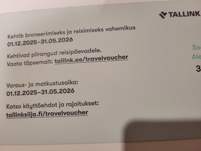TallinkSilja alennuskuponki -30.9.2026 saakka