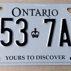 ONTARIO verotarra 1996 REKISTERIKILPI - pikkukuva 1