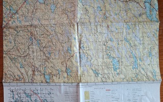 Karttalehti Korpiselkä 1941