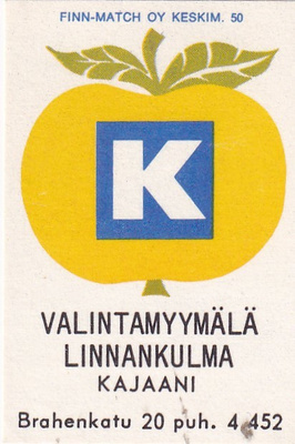 Kajaani, K - Valintamyymälä   Linnankulma     b595