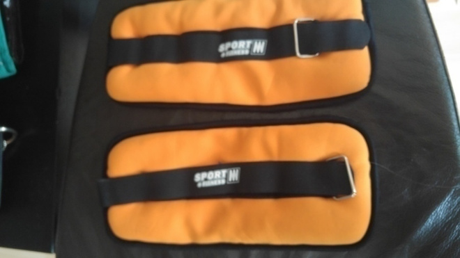 Nilkkapainot Sport + Fitness 1,0kg 2kpl