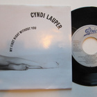 Cyndi Lauper My First Night Without 7" sinkku Hollantilainen - pikkukuva 1