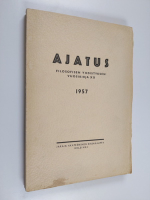 Ajatus 20 : Filosofisen yhdistyksen vuosikirja 20