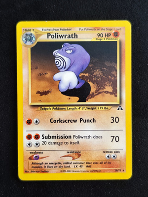 Pokemon Poliwrath Neo Discovery 28/75