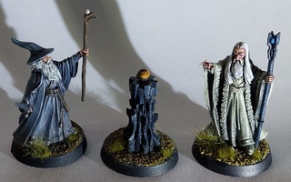 Lord of the Rings, figurit, Gandalf, Saruman, Palantir