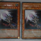 Yu-Gi-Oh hirviö Chainsaw Insect 2 kpl - pikkukuva 1