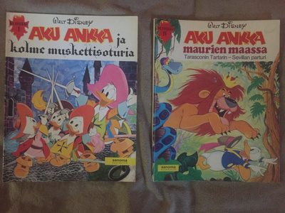 Kaksi Akun Ankka klassikkoa