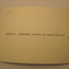 VANHA Valokuva Kortti Heinola 1950-l Alkup.Mallikappale - pikkukuva 2