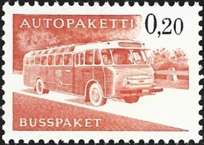 1963 AP 11  oranssi 0,20 mk  ** LaPe AP 11 xHa