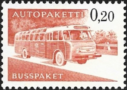 1963 AP 11  oranssi 0,20 mk  ** LaPe AP 11 xHa
