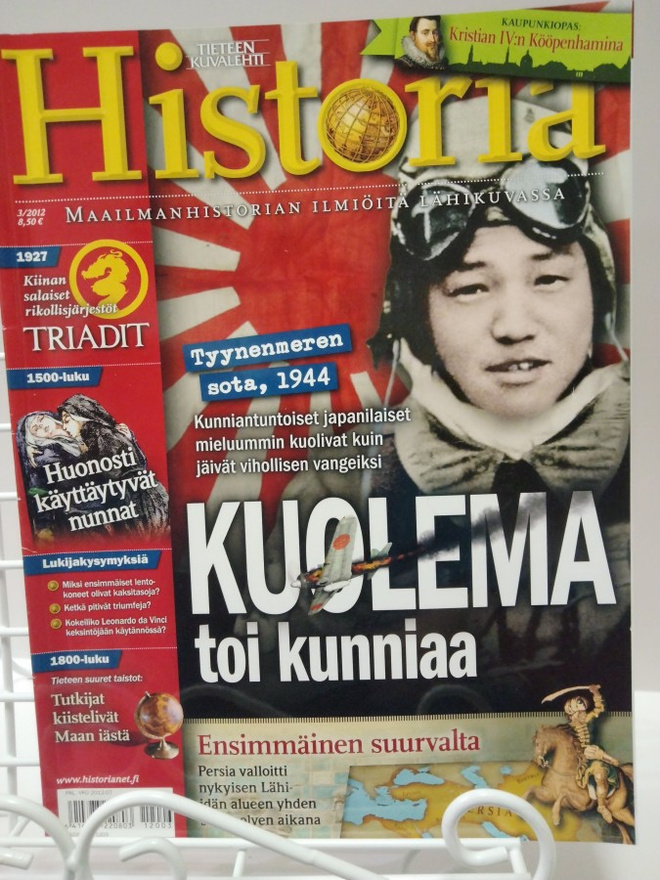 Historia lehti 3 2012 Tieteen Kuvalehti