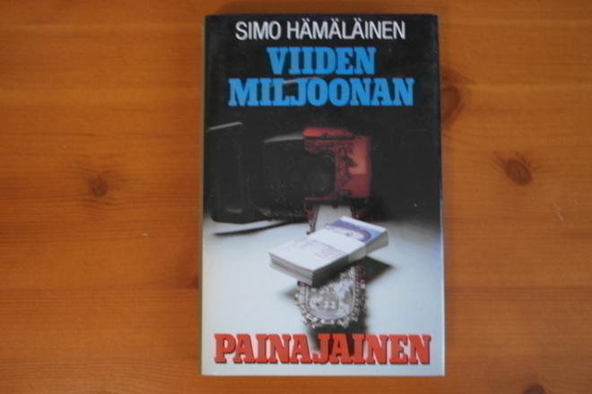 Simo Hämäläinen:Viiden miljoonan painajainen.1988.Sid.Kp.