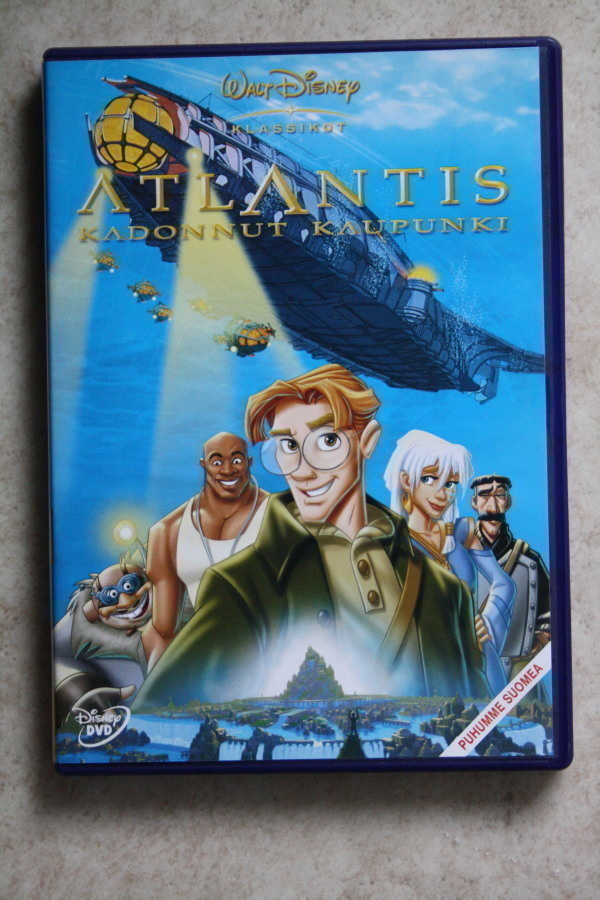 Disney - Atlantis kadonnut kaupunki, DVD.