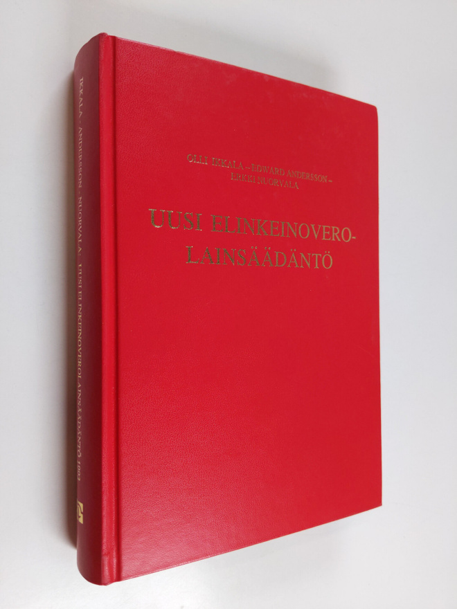 Erkki Nuorvala ym. : Uusi elinkeinoverolainsäädäntö 1993