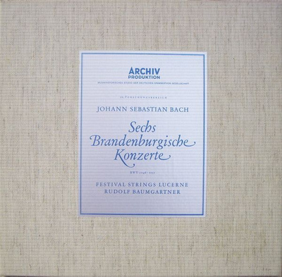 Johann Sebastian Bach, Festival Strings Lucerne, Rudolf Baum