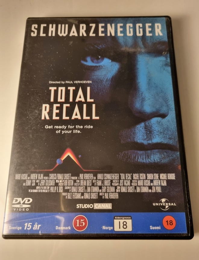 Total Recall (Arnold Schwarzenegger, 1990) dvd
