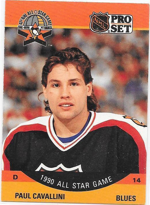 1990-91 ProSet #353 Paul Cavallini St Louis Blues