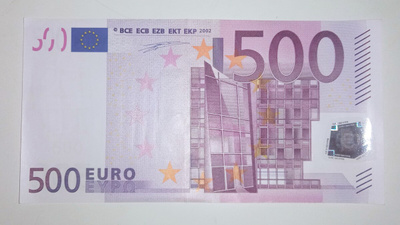 Euroseteli Suomi 500€ L/D001 sign.Duisenberg